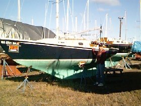 Alberg in Great Bay Marine Yard